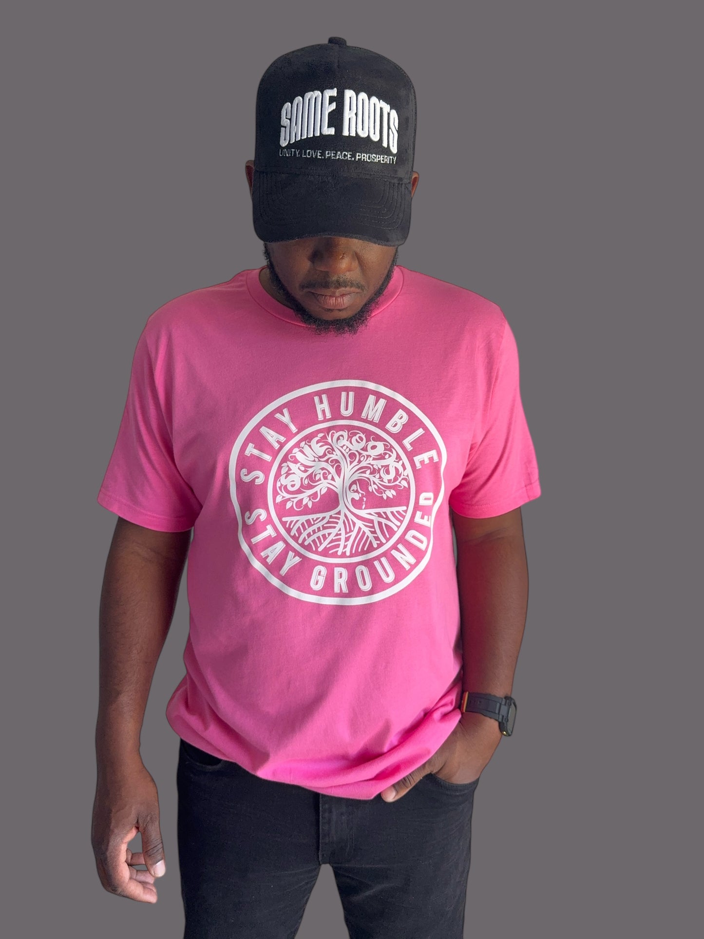 Stay Humble Stay Grounded (Charity Pink)