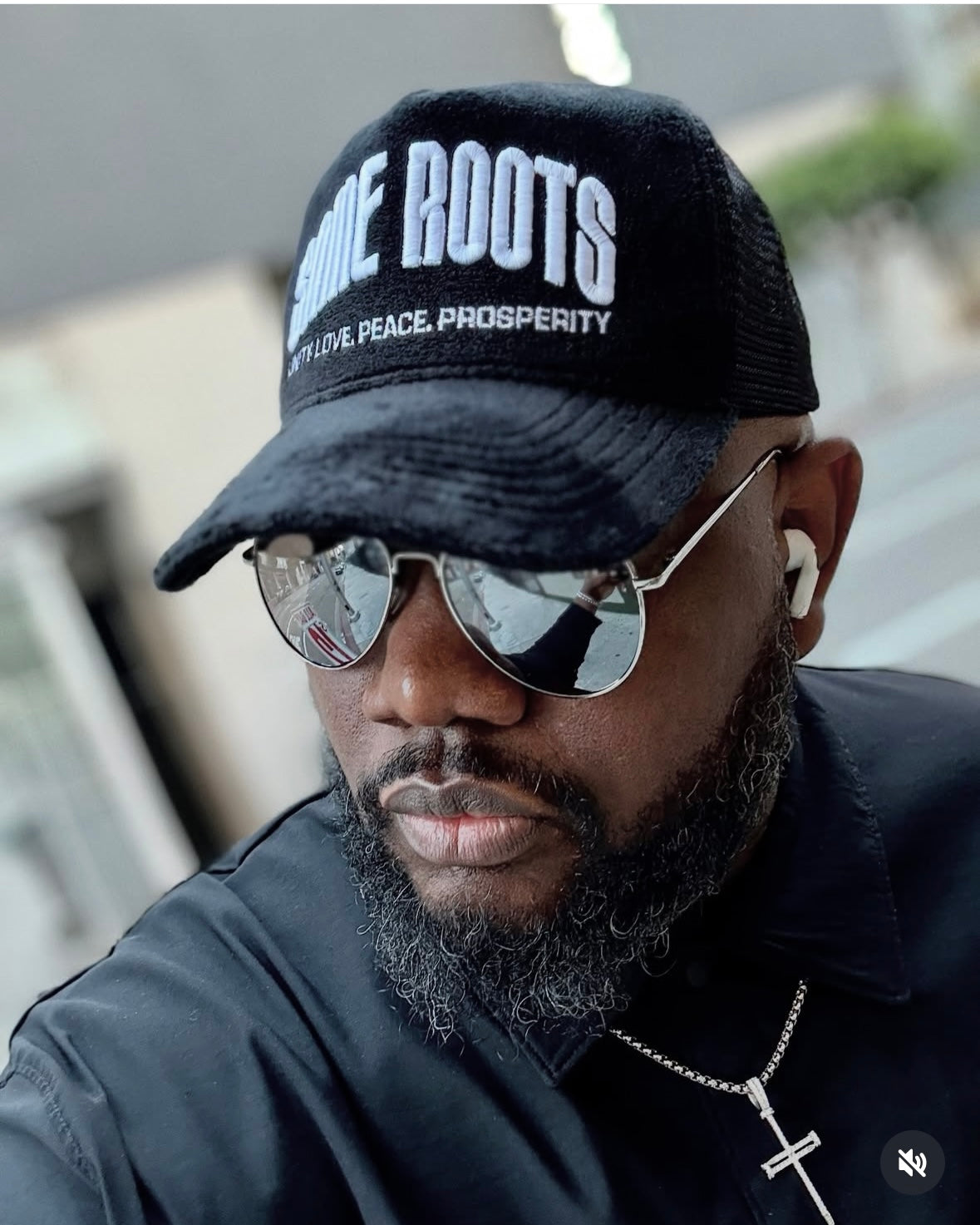 The Motto Trucker Hat (Black Velvet)