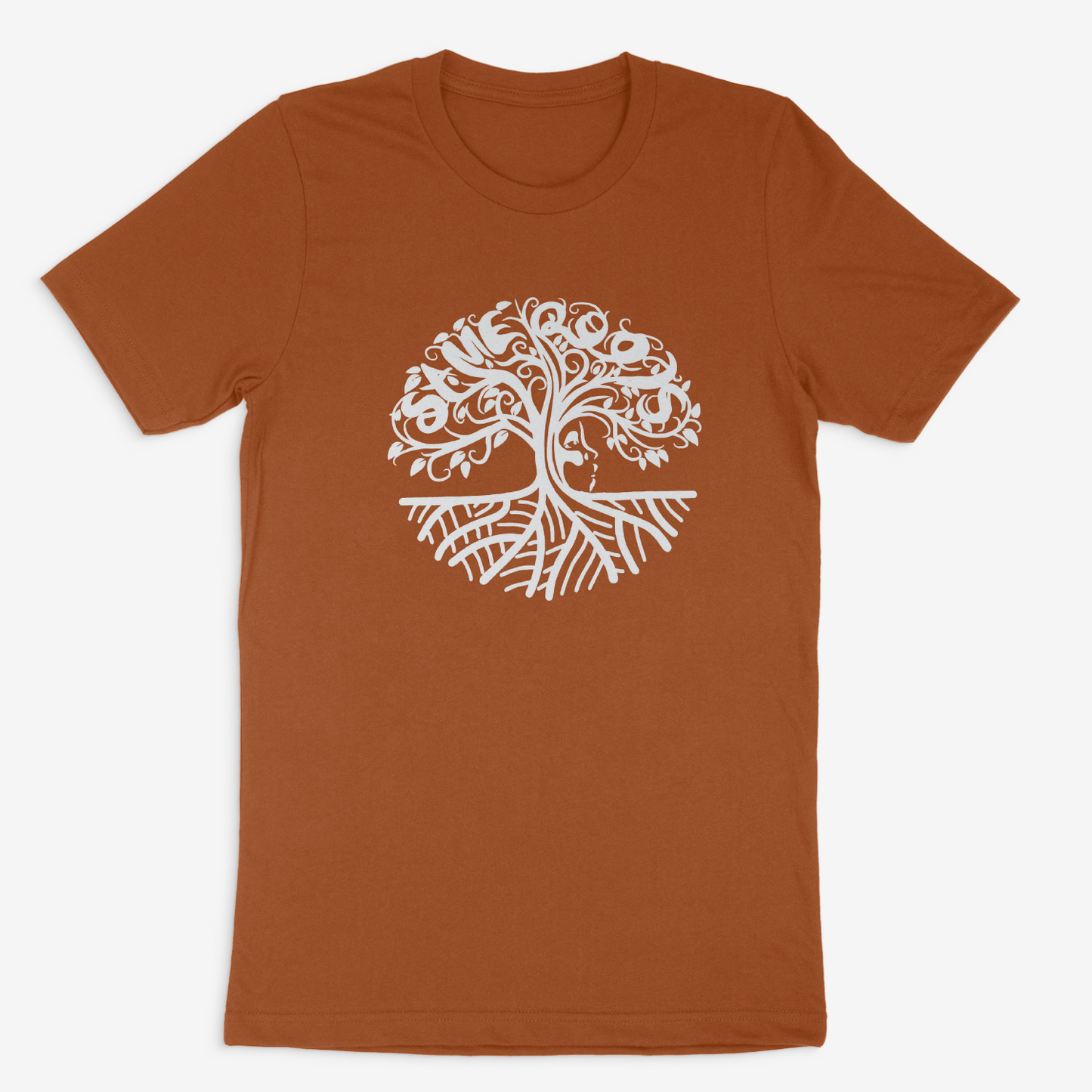 Signature Tree of Life White Logo Tee (Autumn)
