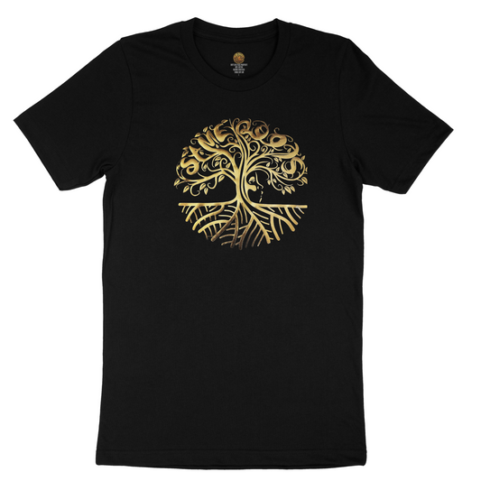 Signature Tree of Life Gold Logo Tee