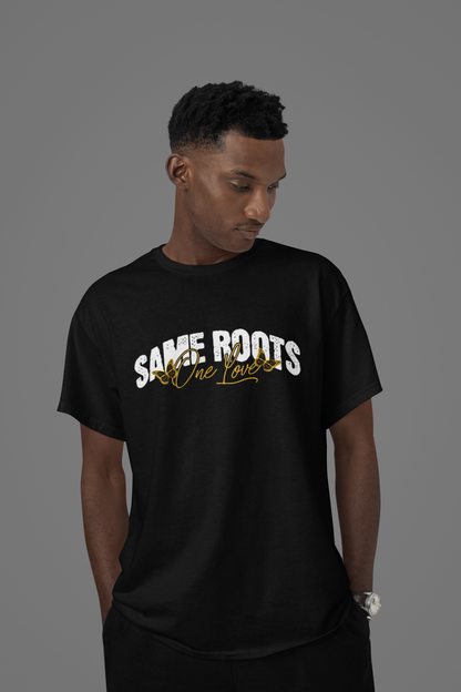 All Love Tee (Black/White/Gold)