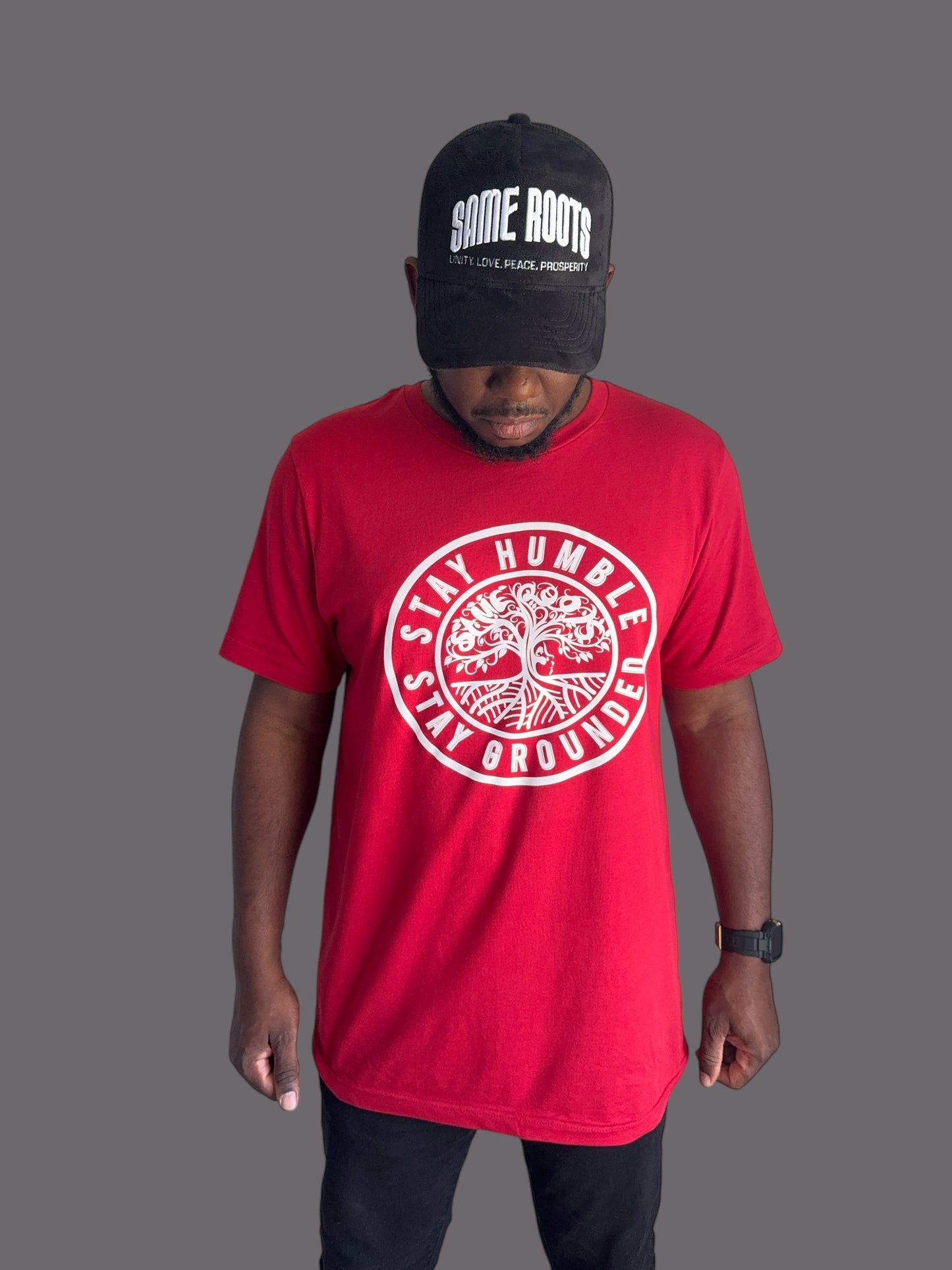 Stay Humble Stay Grounded (Cherry Red)