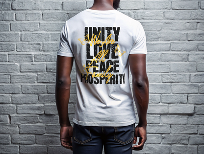 All Love Tee (White/Black/Gold)