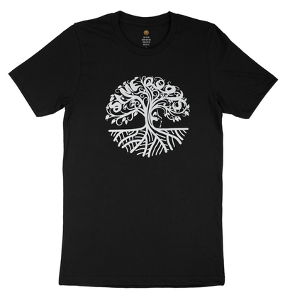 Signature Tree of Life Logo Tee (Black )