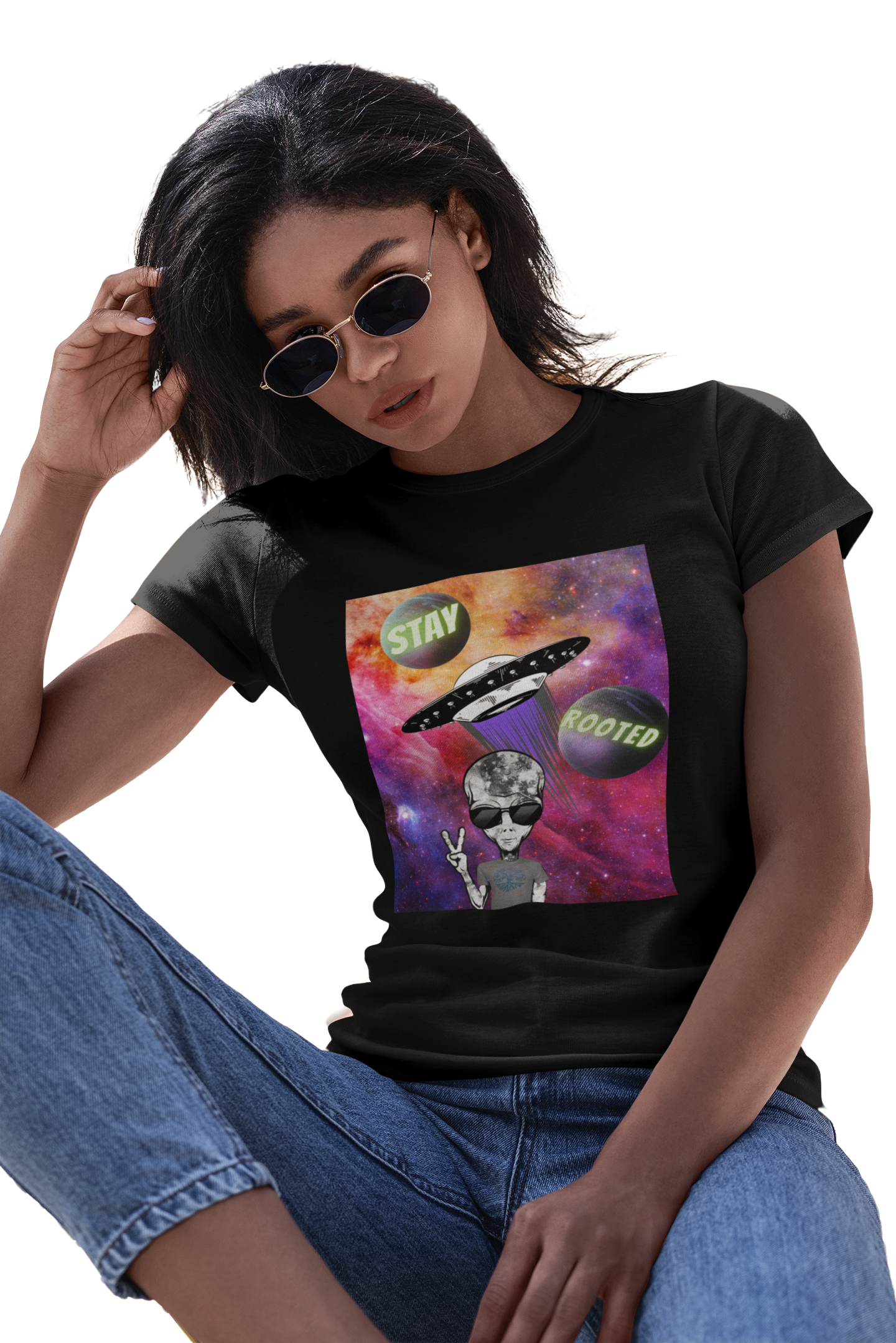 Stay Rooted (Alien Tee)